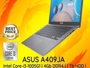 Asus A409JA Core i3-1005G1/4GB/1TB HDD/UMA/14″/Win10 – HDD 1TB