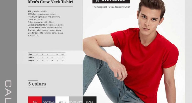 STATESIDE CALI The Original Retail Quality Shirt