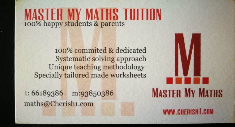 Singapore Best Online Maths by our Maths Guru