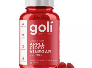 Goli Nutrition Apple Cider Vinegar Gummies (60 Gummies)