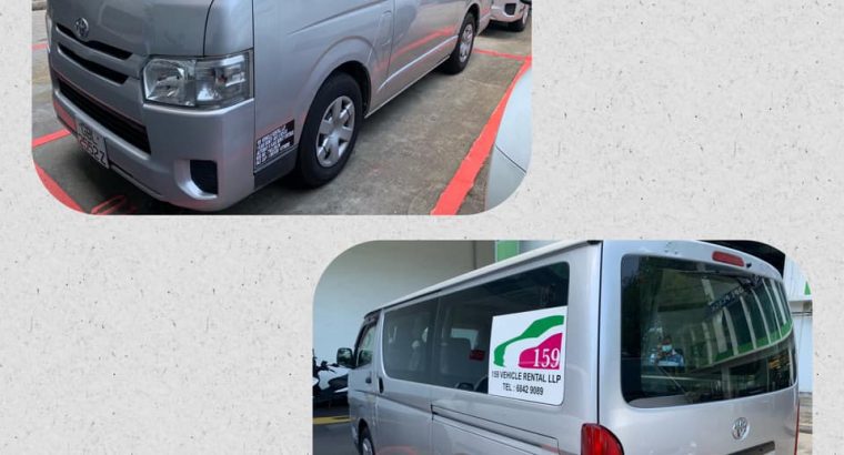 Auto Toyota Hiace for rent