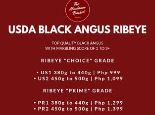 USDA Black Angus Choice Ribeye