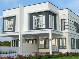 Semi detached house in bebatik kulapis for sale