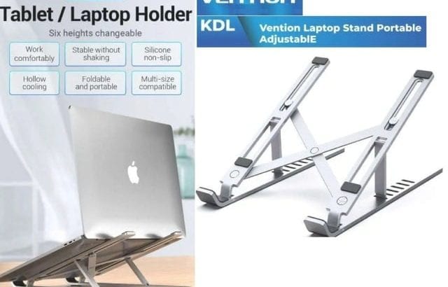 Vention Laptop Stand Holder Portable Adjustable Dudukan Laptop Multi Size