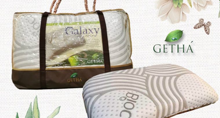 Getha Galaxy Biocare Latex Pillow (Bantal Getah Asli) (2 unit dlm 1 bag)