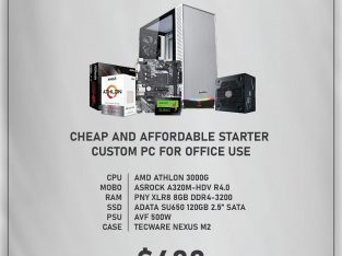Cheap custom budget office PC