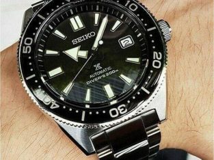 Seiko 62MAS Reissue Japan Made Black Dial 200M Men’s Diver’s Watch SPB051J1
