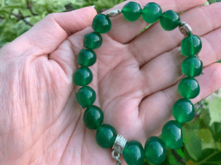 Green Chalcedony bracelet