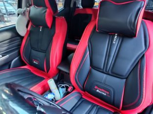 Lamborghini style seat cover on Triton
