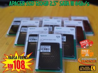 APACER 2.5 ′′ SATA III 6 GB / s SSD 120 GB AS340X