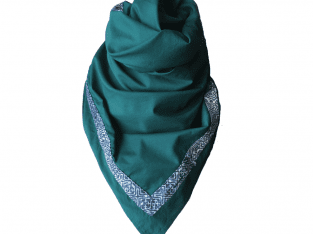 Oversized Scarf Mid Green