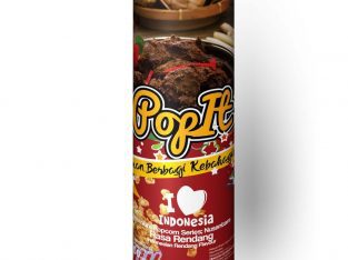 PopIt Snack® Premium Popcorn Rendang