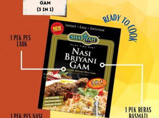 Ready-To-Cook Nasi Briyani Gam SHARIFAH