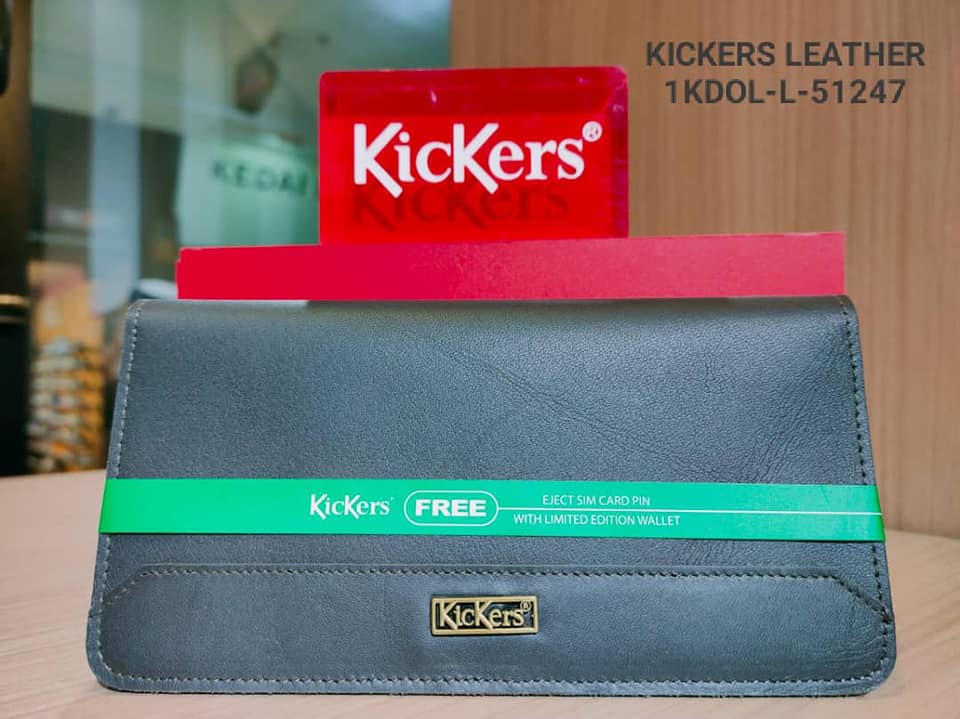 Kickers Genuine Leather Long Wallet