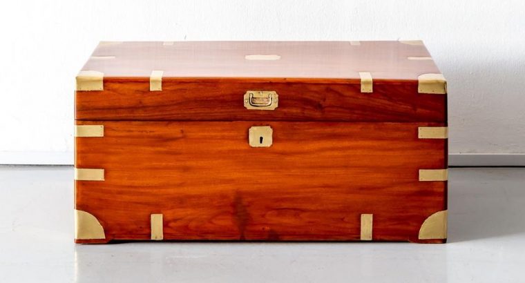 BRITISH COLONIAL CAMPHOR CHEST
