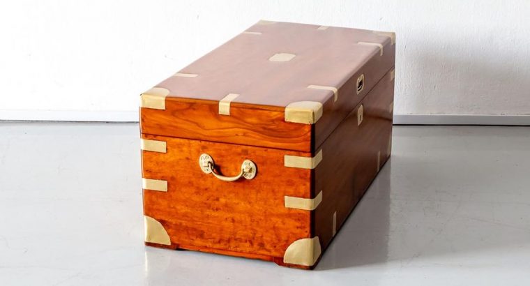 BRITISH COLONIAL CAMPHOR CHEST