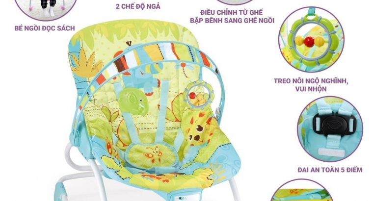 Ghế nằm dành cho trẻ em có khung bằng sắt bọc đệm 6903, 6904 hiệu Mastela