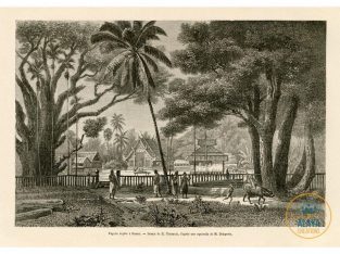 Engraving – Un Tour Du Monde – Voyage D’Exploration En Indochine – 1866/1868