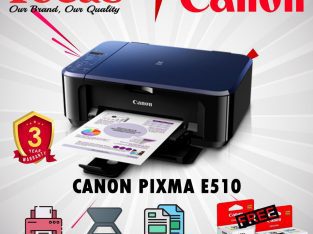 Canon PiXMA Ink Efficient Inkjet E510 Print, Scan, Copy, Printer