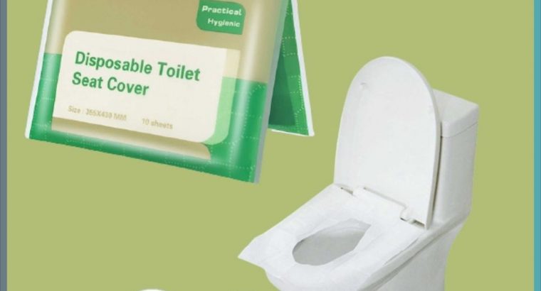 10pack x 10pcs Travel Pack Disposable and Flushable Toilet Seat Covers