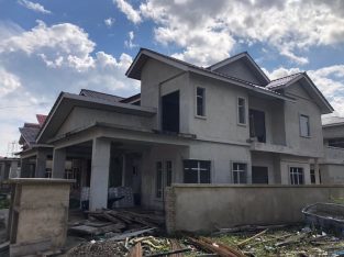 Seunit rumah berkembar 2 tingkat utk dijual Area Taman KP Perdanan, kuala Terengganu