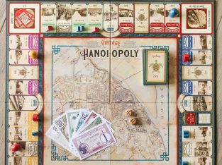 Vintage Hanoi-opoly boardgame