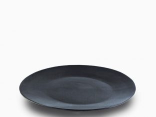 Eerie Black Plate ø28Cm/10.5” | Dinner