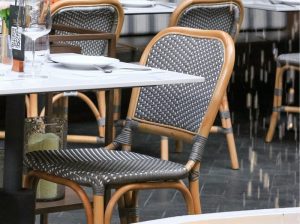 Danica Rattan Chair for semi outdoor and indoor use