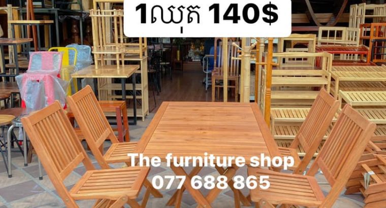 Coffee table and chair promotion with special discount