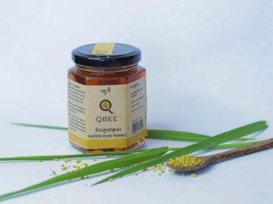 ទឹកឃ្មុំឆៅផ្កាគរ Kapok Raw Honey (250g) by QBEE