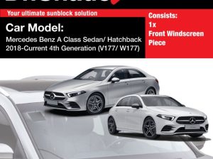 BLOCKtech Premium Front Windscreen Foldable Sunshade for Mercedes Benz