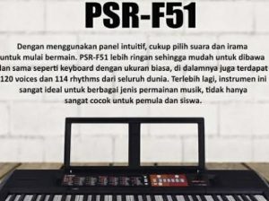Keyboard Yamaha PSR F 51