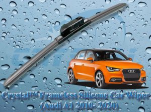Audi A1 (2010- 2020) Crystal™ Frameless Silicone Car Wipers