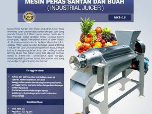 Mesin Peras Santan Dan Buah (Industrial Juicer) Type MKS-0.5