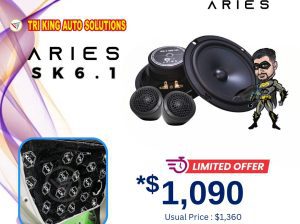 Experience premium car audio with Aries speakers