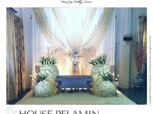 House Pelamin for an Engagement Event