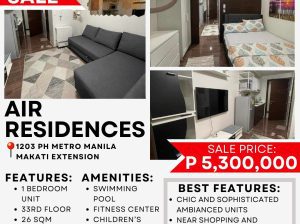 Experience Serenity at Air Residences