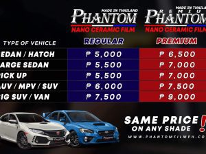 Phantom premium nano ceramic tint