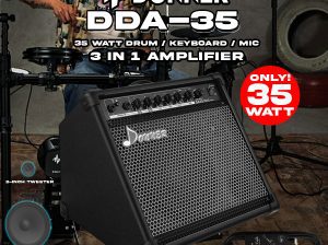 Donner DDA-35 Drum/Keyboard/MIC 3 in 1 Amplifier